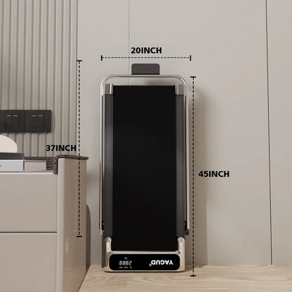 【Upgraded Version】Yagud Upgraded Walking Pad: Slim & Portable with Remote & LED Display.