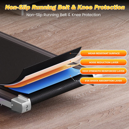 【Upgraded Version】Yagud Upgraded Walking Pad: Slim & Portable with Remote & LED Display.